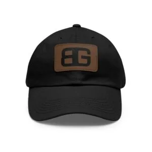 Black Gulch Ranch brand Classic Hat with Leather Patch