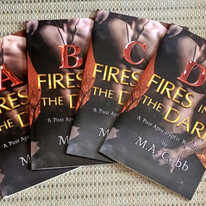 Fires in the Dark A-D signed paperbacks set of 4 Novelettes
