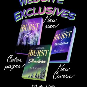 The Sunburst Series with NEW covers and printed edges! Signed paperbacks with extras!